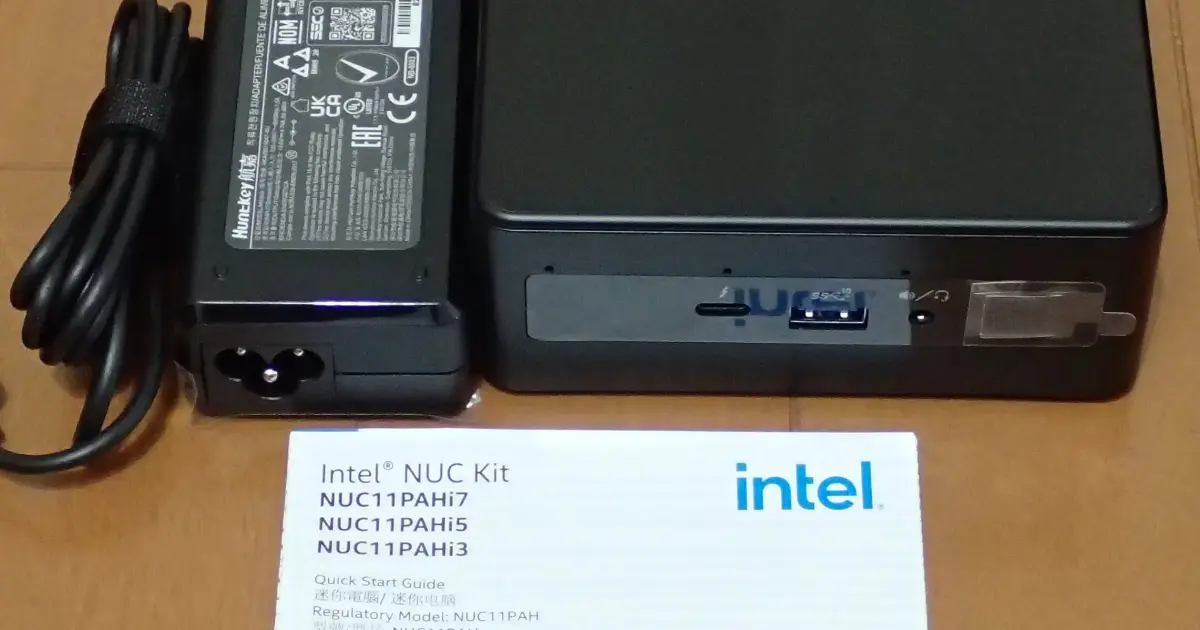 intel nuc 超小型PCを組み立ててWindows11をインストールしてみた ...